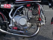 383 ホンダ純正　モンキー　クラッチカバー　社外部品付 タケガワSPクラッチカバー交換（ホンダ モンキー）by がんこ