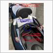 PIAGGIO MP3 LTの外装分解点検_バッウレスト、リアサイドカウル編