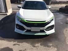フロントグリルガーニッシュ（ホンダ シビック (ハッチバック
