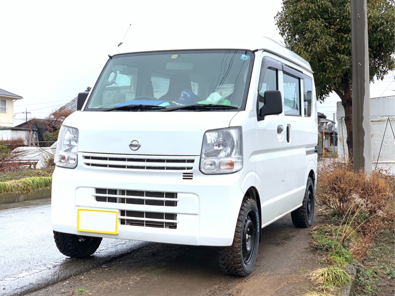 Ft 9 165 65r14をノーマル車高で入れてみた スズキ エブリイ By ボロはち 窪田 みんカラ