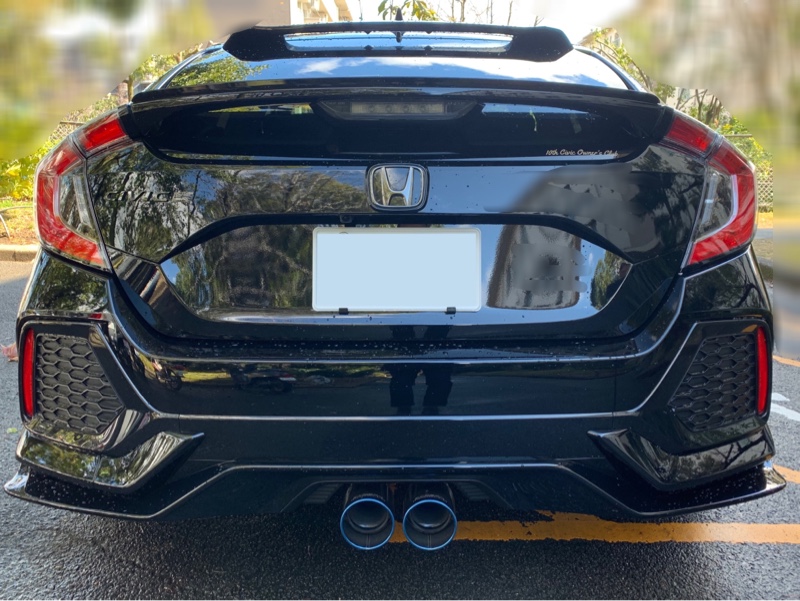 FK7 シビックハッチバック 社外テールランプ スモーク