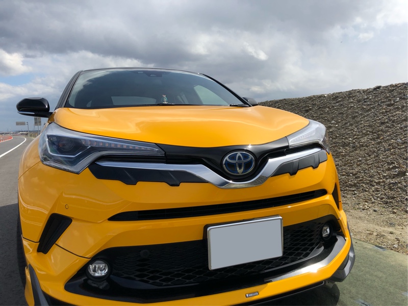 モデリスタ フロントグリルガーニッシュ取り付け(トヨタ C-HR モデリスタ フロントグリルガーニッシュ取り付け(トヨタ C-HR
