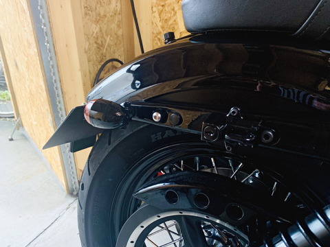 ウインカー取り付け位置変更（ハーレーダビッドソン XL1200X