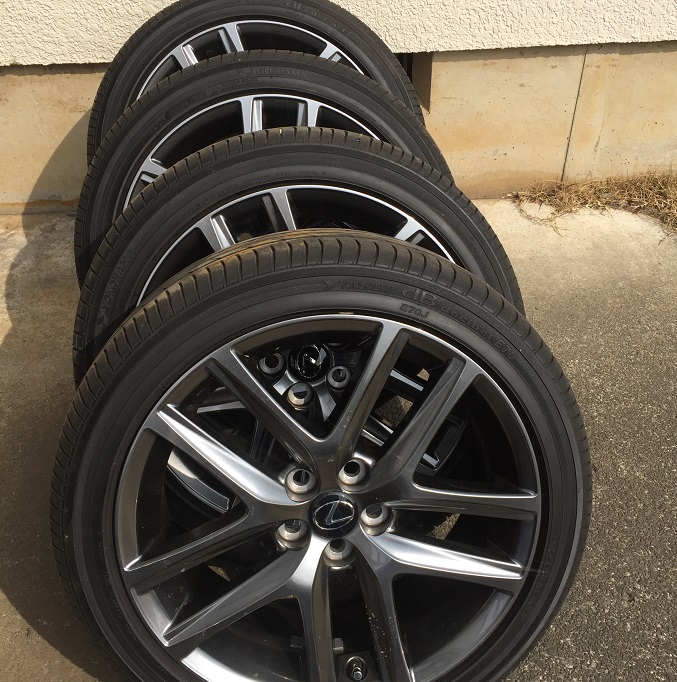 LEXUS CT200h F SPORT スタッドレスタイヤから夏タイヤへ ...