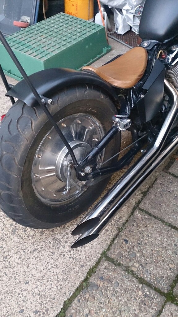 このロングスラッシュマフラーについて。（ホンダ スティード400
