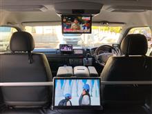 車中泊用テレビの設置 トヨタ レジアスエースバン By Bk Ken みんカラ