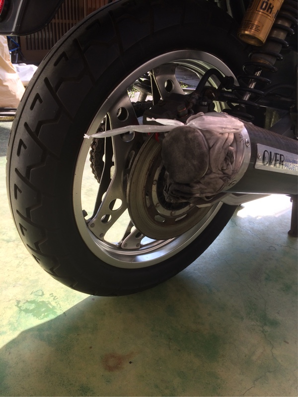CB900F タイヤ交換 ダンロップGT601 by AtsunoriF - みんカラ CB900F タイヤ交換 ダンロップGT601 by AtsunoriF - みんカラ