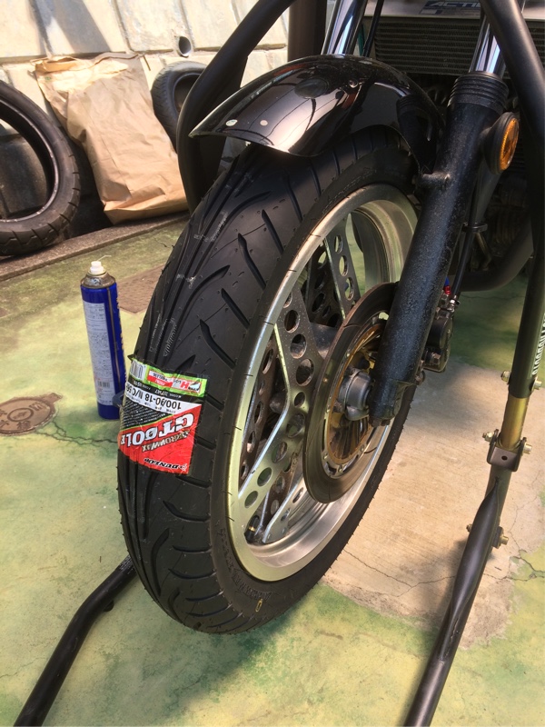 CB900F タイヤ交換 ダンロップGT601 by AtsunoriF - みんカラ CB900F タイヤ交換 ダンロップGT601 by AtsunoriF - みんカラ