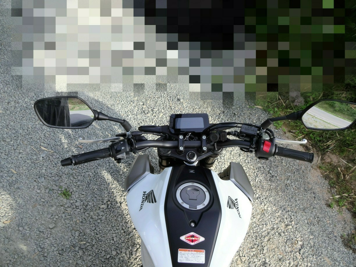 社外ハンドル交換 その1 ホンダ Cb125r By Black White Memory みんカラ