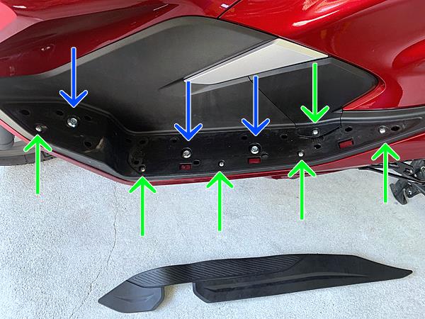 お気に入り PCX JF81 外装 外し方 サイド（左だけ）1（ホンダ PCX）by パーツ
