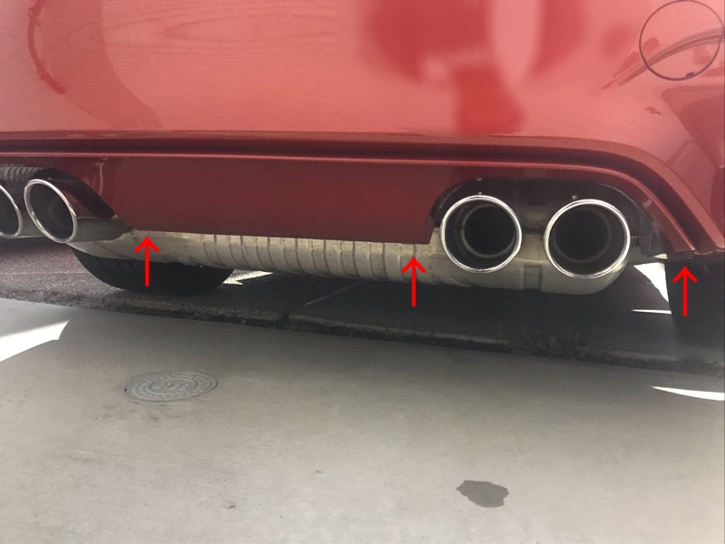 BMW F80 F82 M3 M4 純正 ブラック マフラーカッター