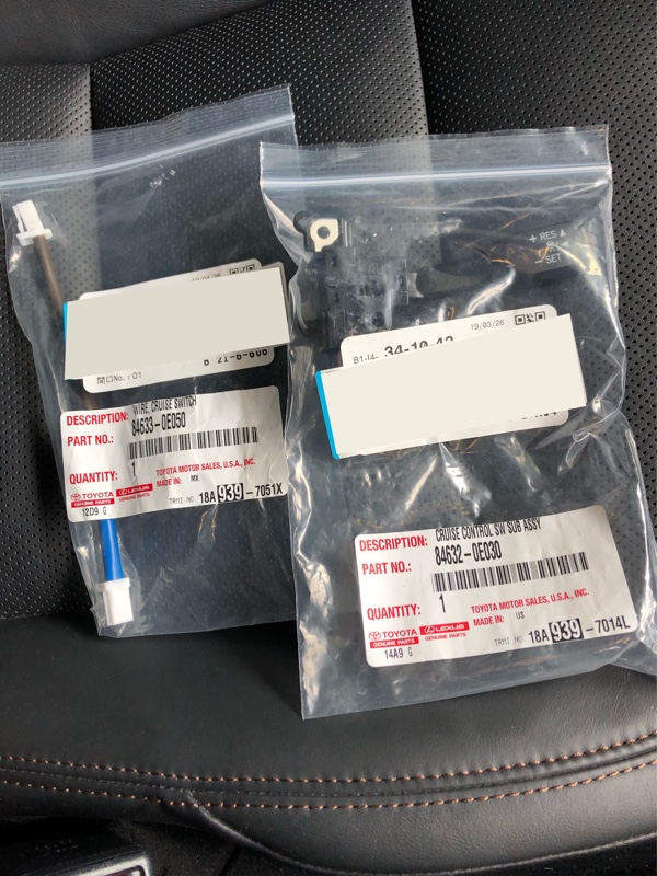 30系前期アルファード用イルミネーション付クルーズコントロール