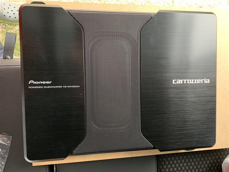 ｻﾌﾞｳｰﾊｰ carrozzeria TS-WH500A取り付け ベース制作（ホンダ