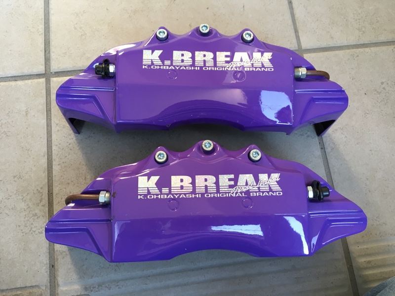 K.BREAK レッドブレーキキャリパー 4個セットアルファード20系 アルファード キャリパーカバー K-BREAK ケイブレイク/ケー