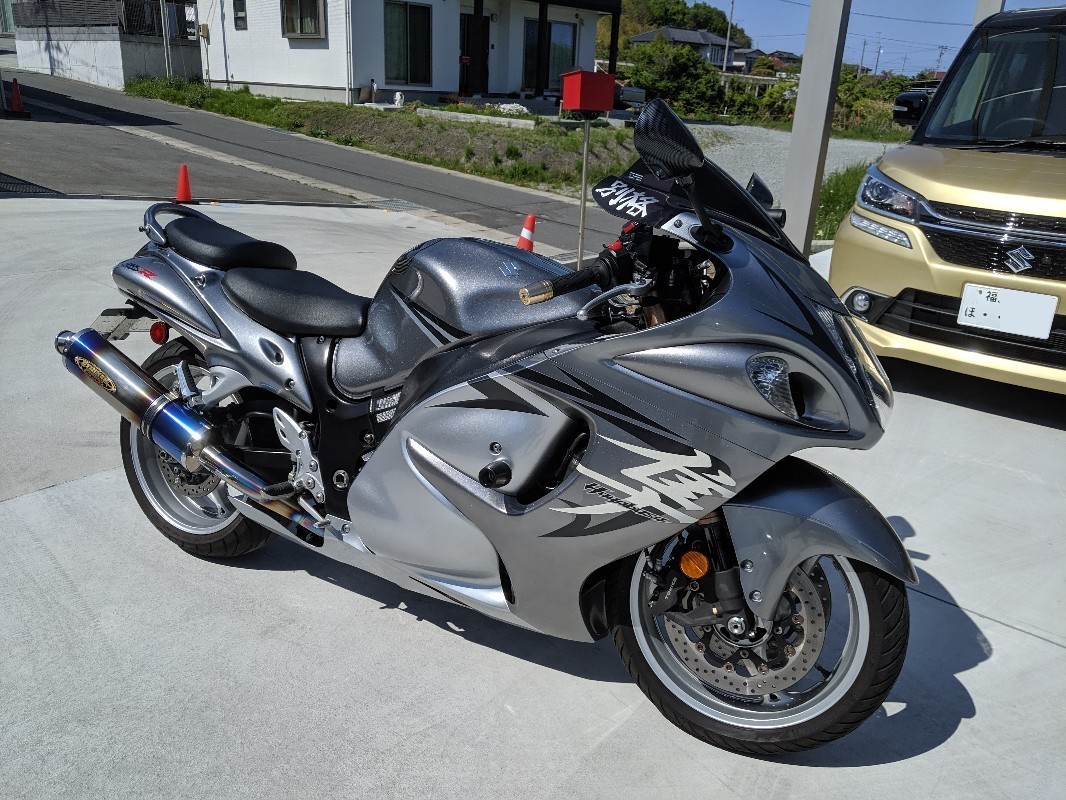 GSX1300R 汎用サイレンサー ハヤブサ 隼