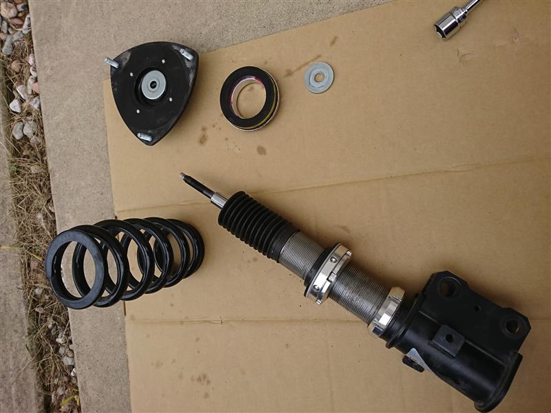 車高調のピロアッパー化(スバル インプレッサ WRX STI・GR/GV 車高調のピロアッパー化(スバル インプレッサ WRX STI・GR/GV