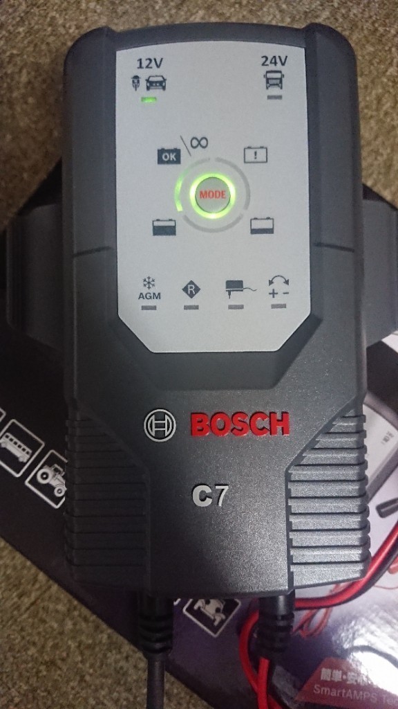 バッテリー充電 BOSCH(ボッシュ) C7（ホンダ S2000・AP）by なき