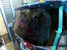 フィルム1枚貼り レッツチャレンジ！！（ホンダ N-WGNカスタム