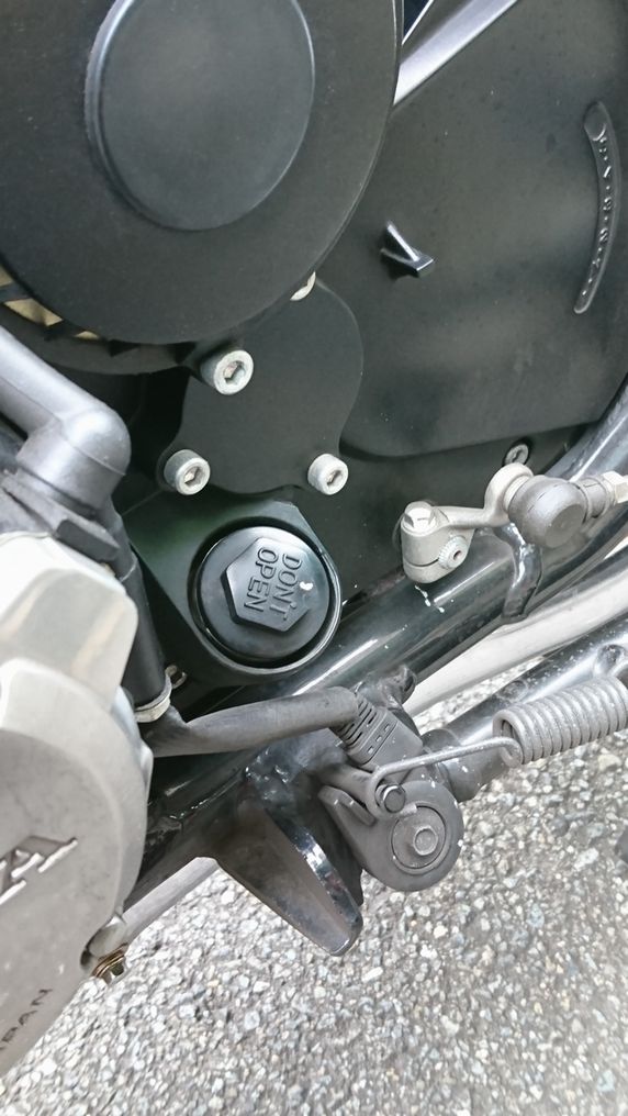 油温計装着（ホンダ CB750）by つる丸 - みんカラ