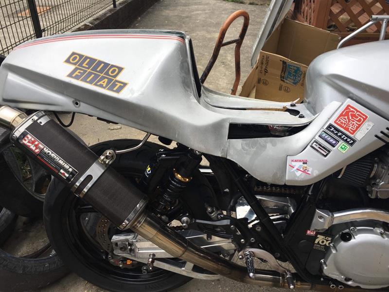 カタナ1100用 シングルシートカウル取り付け（スズキ GSX400S