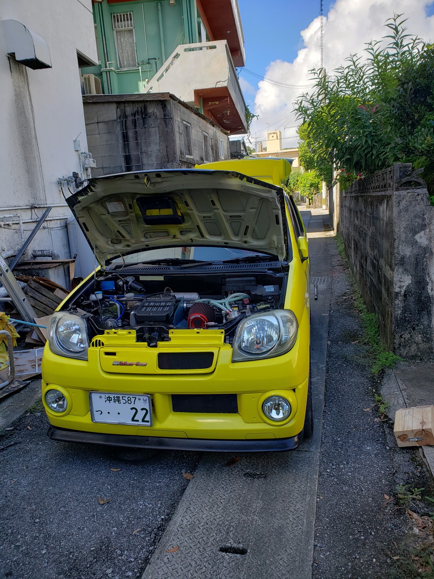 スズキスポーツ車高調取り付け スズキ Keiワークス By アサカズ22 みんカラ