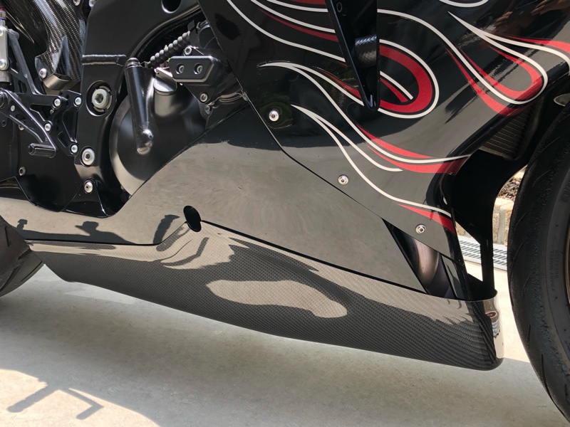 アンダーカウルトレイ取り付け（カワサキ ZX-10R）by KISSENA