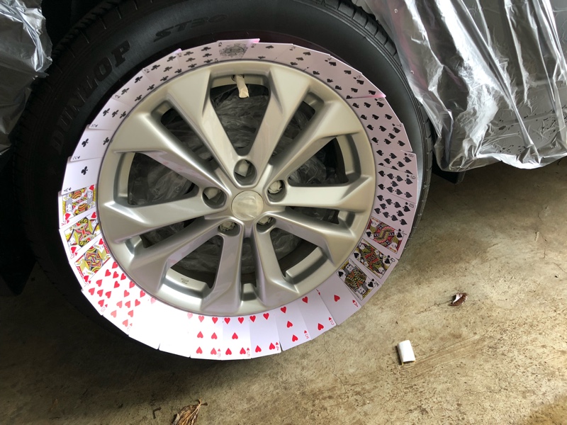 純正ホイール ラバースプレー 塗装(日産 エクストレイルハイブリッド