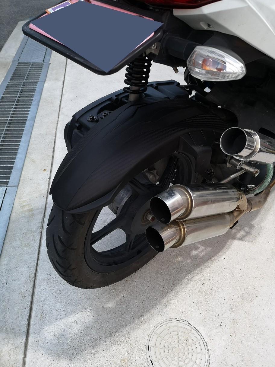 Puig リアインナーフェンダー のパーツレビュー | ZX-14R(ﾏﾋﾛ