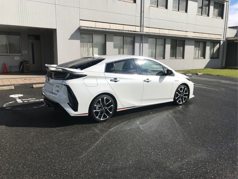台風にかかる出勤→洗車帰宅(っ˘ω˘c )