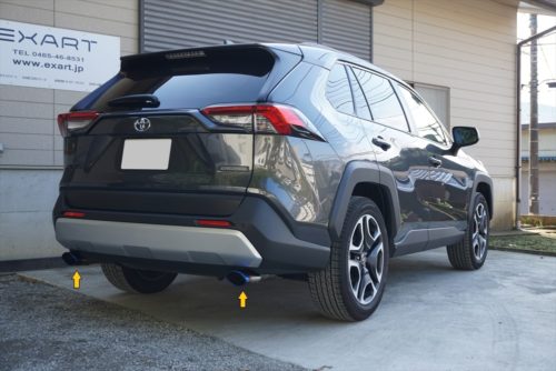 新製品　新型RAV4専用 テールエンドパイプセット