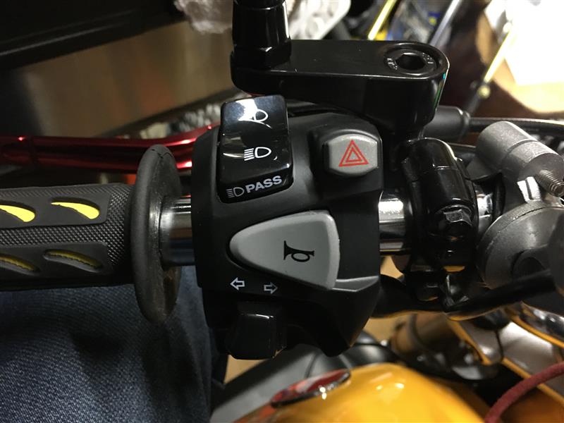 キタコ ハザード付LハンドルスイッチASSY(ホンダ モンキー125 キタコ ハザード付LハンドルスイッチASSY(ホンダ モンキー125
