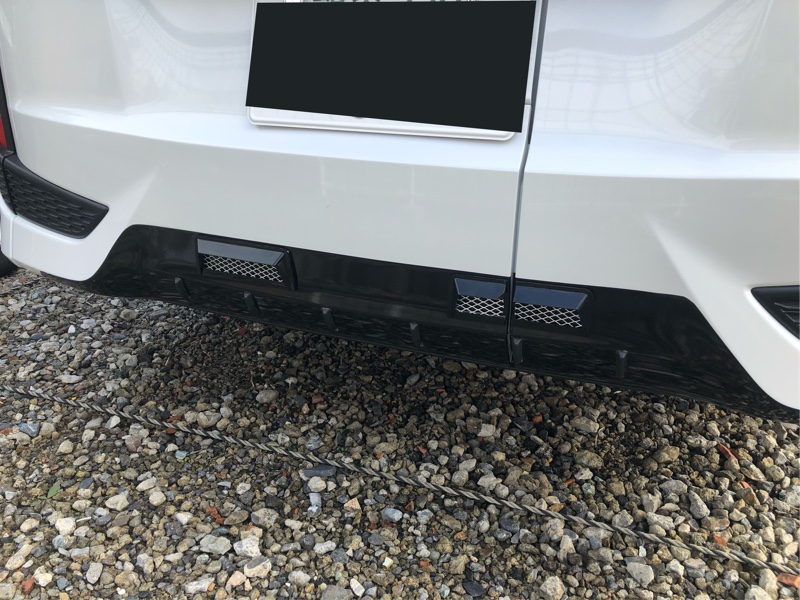 自作リヤディフューザー（ホンダ ステップワゴンスパーダ