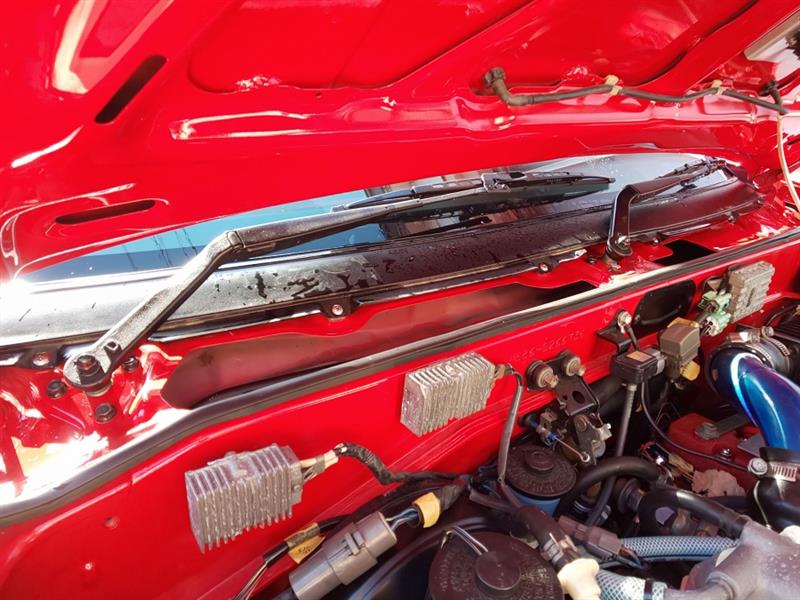 AE86制作プロジェクト348~ワイパーアーム組み付け、ワイパー