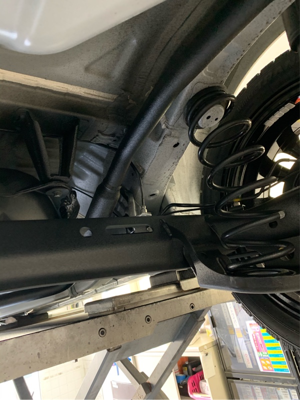 下回り防サビコーティング（ダイハツ タントカスタム・LA650S