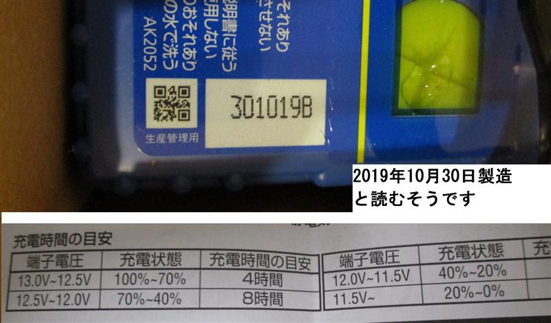 Panasonic Caos カオス 液漏れで到着 代品交換へ ホンダ ヴェゼルハイブリッド By Bpspv みんカラ