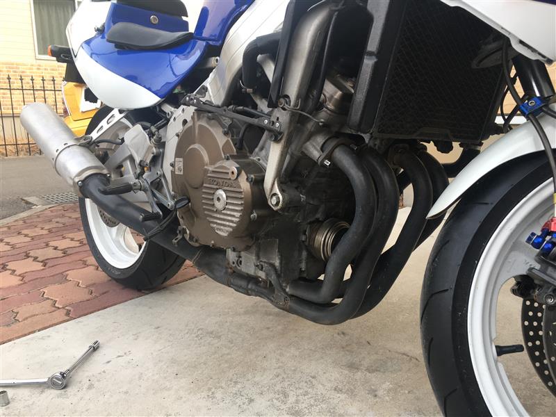 マフラー 純正へ交換（ホンダ CBR400RR）by Beat Mania - みんカラ