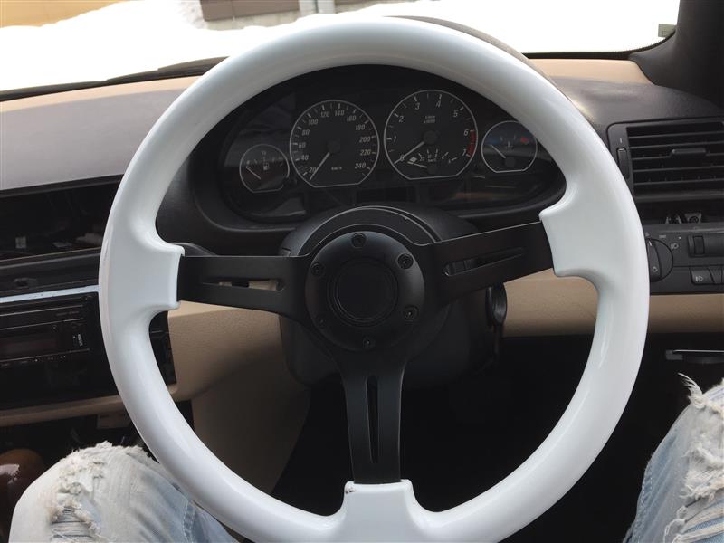 社外ステアリング取付（BMW 3シリーズカブリオレ・E46）by
