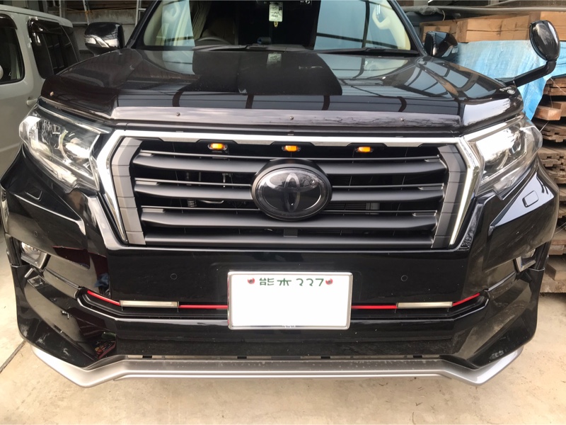 150プラド中期後期共通 オリジナルグリルマーカー発売🔥車内