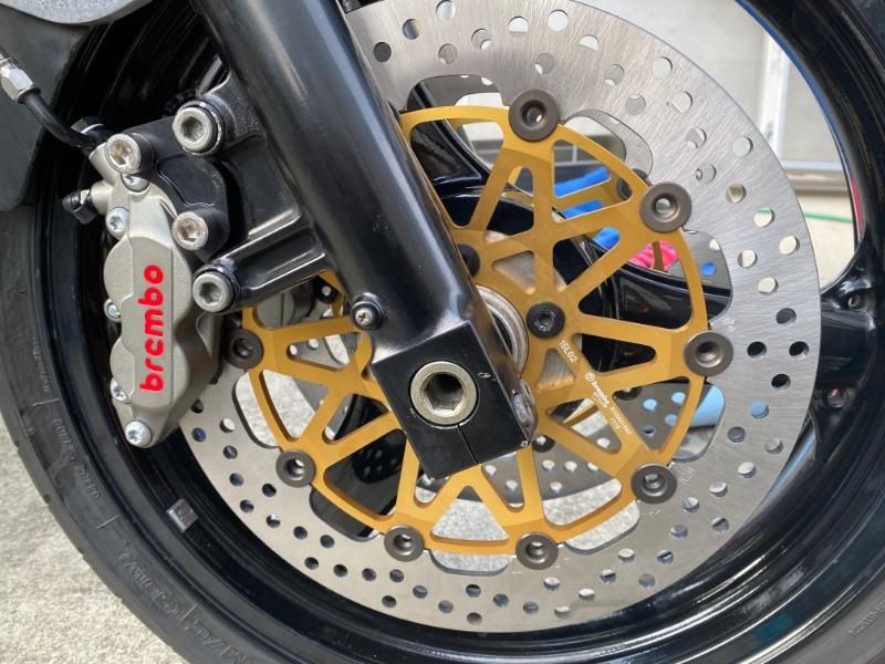 フロントキャリパー&ディスク交換ー続き（カワサキ GPZ900R）by