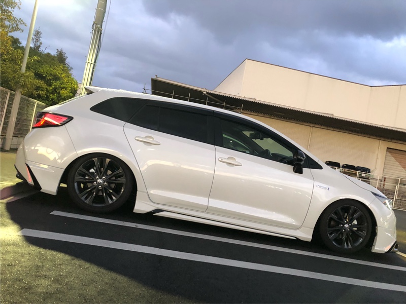 カローラツーリングをブリッツ車高調でローダウン！！ 更には