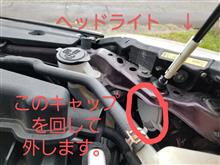プリウス(ZVW30)のロービームバルブ(D4S)交換