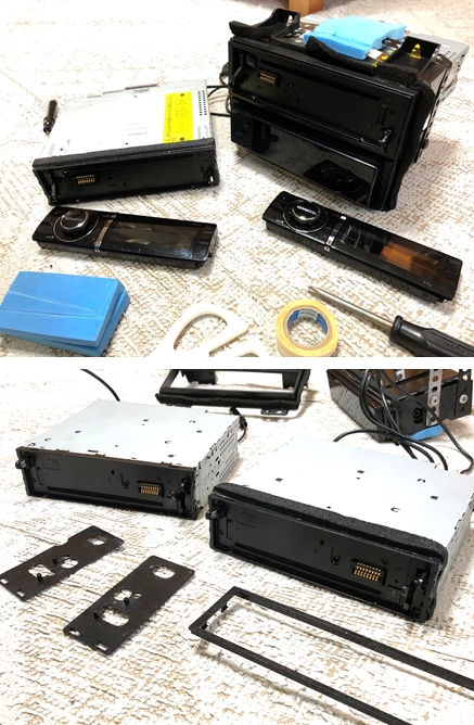 オーディオ] ヘッドユニット補修交換 / ハーネス類点検清掃