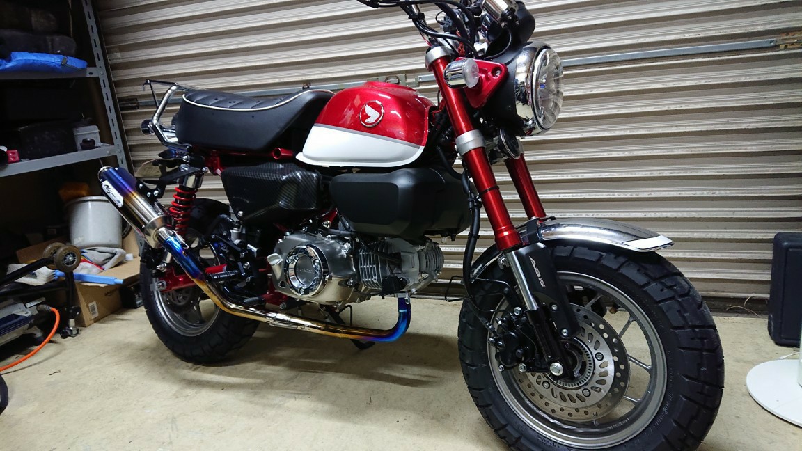 Overバックステップ取り付け ホンダ モンキー125 By でひかた0324 みんカラ