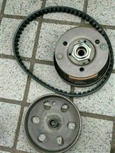 ④ハイスピードプーリー＆V強化ベルト装着(^^)v【組付け完了