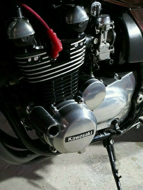 Z750FX3 純正 ジェネレーターカバー バフ掛け 交換 ザッパー