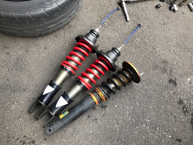 特注NCY車高調整6mmオフセットローダウンリアショック/リヤ