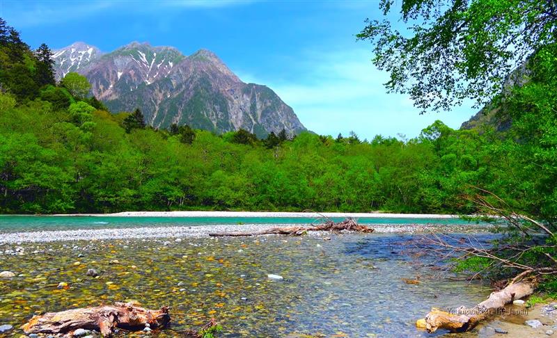 4k 絶景 癒し自然風景映像 新緑の上高地 梓川と穂高連峰 5月下旬 信州松本 その他 自転車 By とんぼ08 みんカラ