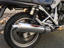 スズキGSX250S刀純正集合マフラー 4in1塗装・磨き済
