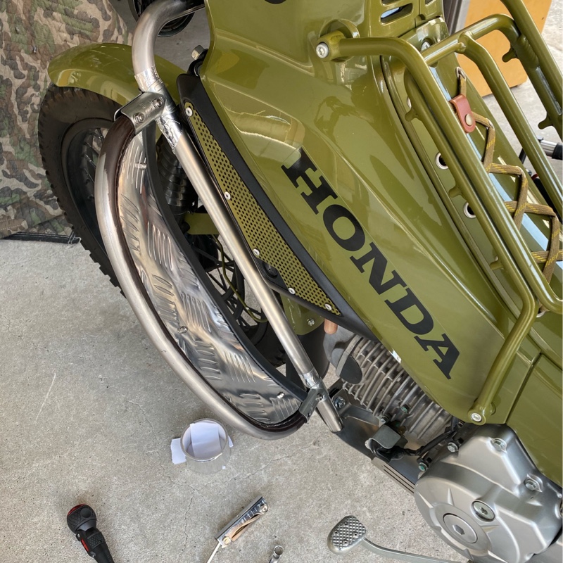 自作レッグシールド作製その2 ホンダ クロスカブ Cc110 By Rauta みんカラ