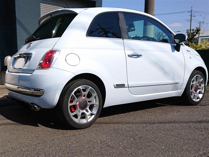 希少】フィアット500 FIAT ABARTH 2本出しマフラー アンサー